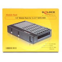 Delock 3.5″ Mobile Rack for 1 x 2.5″ SATA HDD