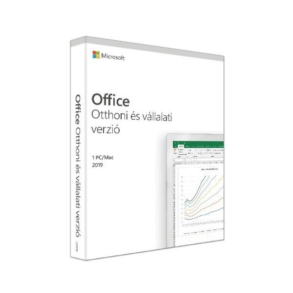 Microsoft Office 2019 Home & Business 1 Felhasználló Végleges Licenc HUN BOX