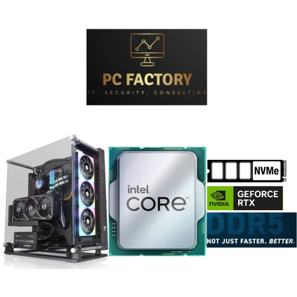 PC FACTORY 14.GEN Ultimate Gaming Power  10 (i9-14900KF/32GB DDR5/1TB NVMe/GeForce RTX4070/750W GOLD)