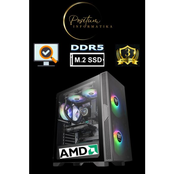 PC FACTORY AMD Striker 02 (AMD Ryzen 5 8400F/16GB DDR5/1TB M.2 SSD/Radeon RX7600 8GB)