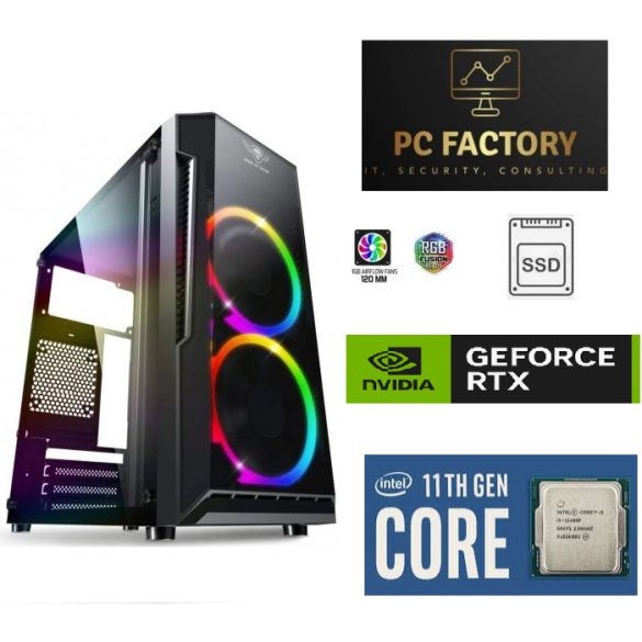 PC FACTORY Peace of mind 04(i5 11400F/16GB DDR4/480GB SSD/GeForce RTX 3060 Ti 8GB DDR6X )