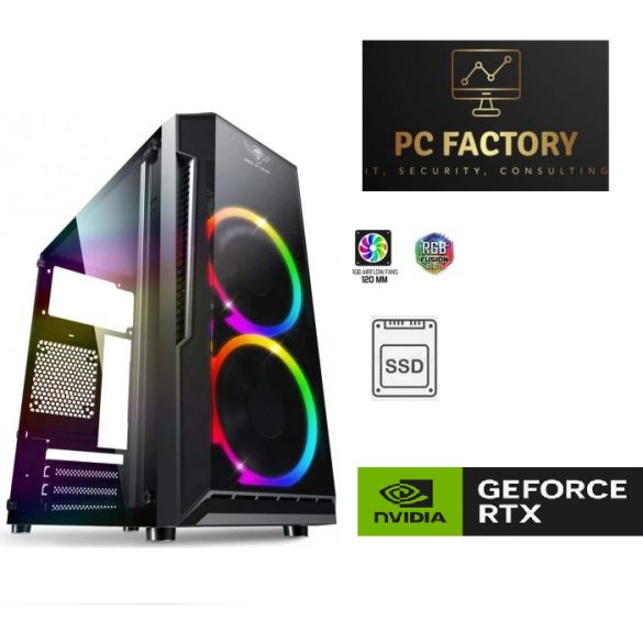 PC FACTORY Peace of mind 05 (13.Gen Intel LGA 1700/i5 13400F/16GB DDR4/1TB SSD/RTX 3060Ti DDR6)