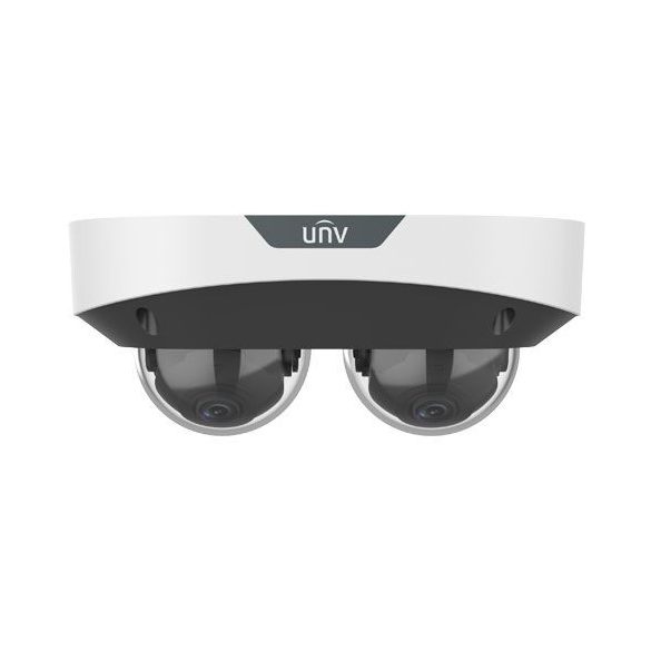 Uniview 2x2MP kétlencsés Multiview dómkamera, 2db beépített mikrofonnal